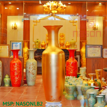 4. Bộ Quà tặng gốm sứ thạch anh dát vàng 24K